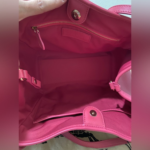 NWT Authentic Burberry Haymarket Small Canter Panel Tote w/Bows - Picture 14 of 16